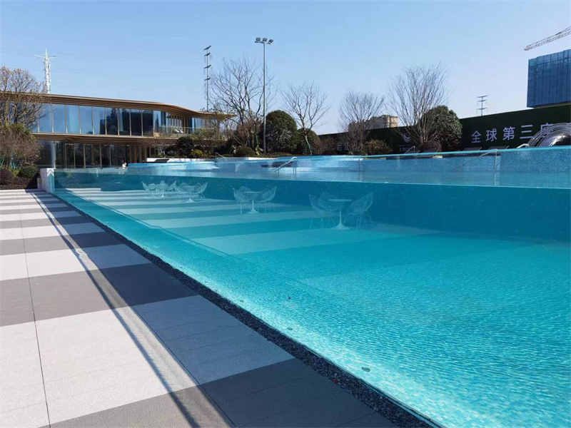 clear acrylic swimming pool